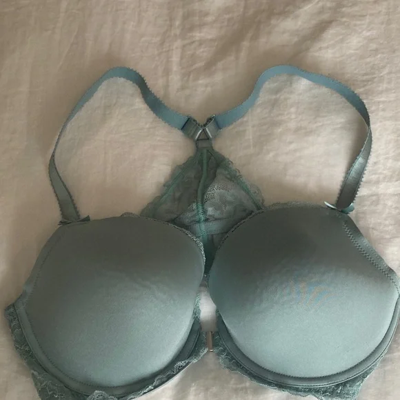 Adore Me Light Blue Lace Bra 40C - Picture 4 of 7